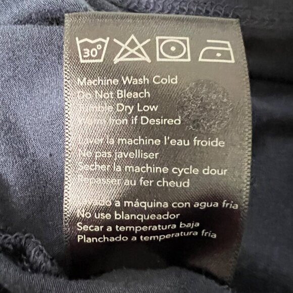 Tasc Performance Womens Navy Blue Tie Front T Shirt Dress Activewear size Small - Picture 10 of 11